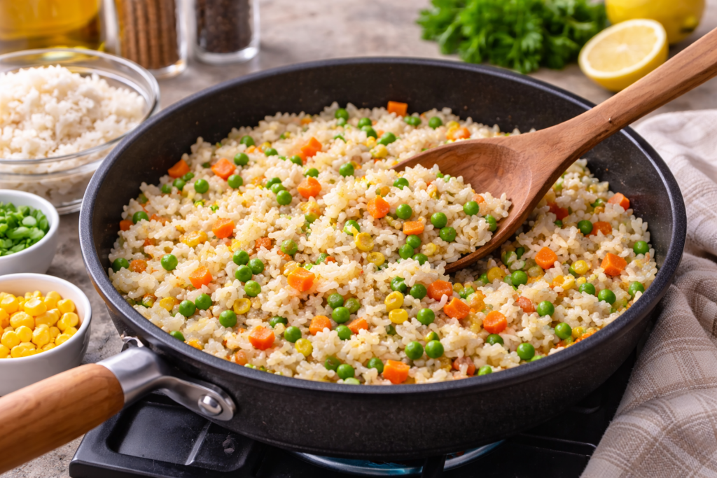 Como reaproveitar arroz do dia anterior