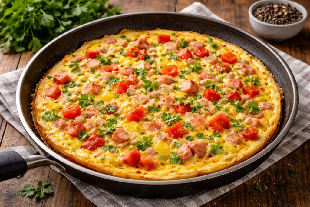 Omelete simples e econômica