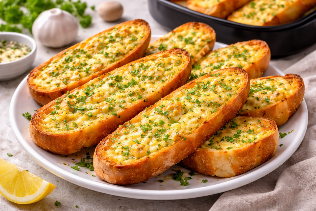 Pão de alho na air fryer simples
